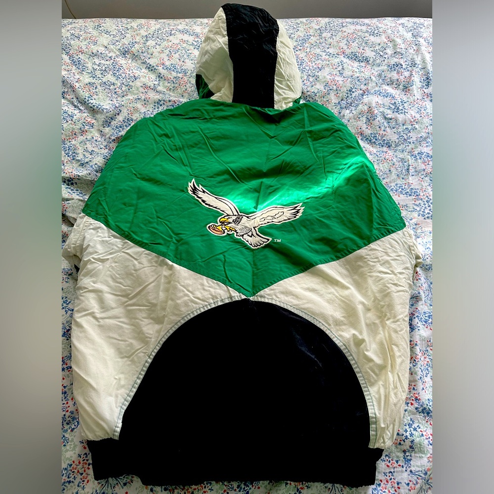 Philadelphia eagles retro Kelly green jacket authentic Pro Line 80s-90s